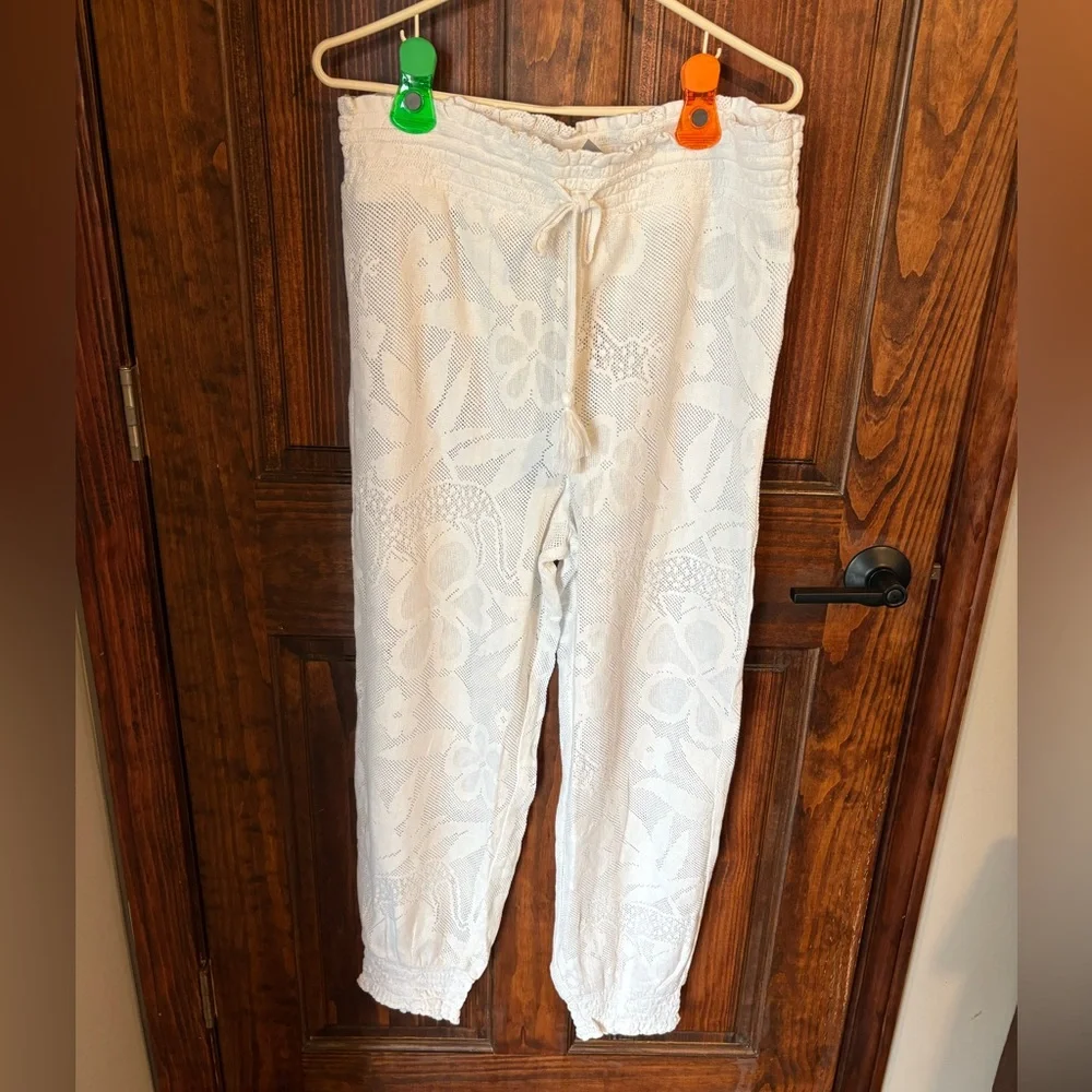 AERIE white lacy pants NWT size XL - Picture 2 of 5